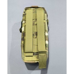 Закрытый подсумок под два магазина АК. Расцветка мультикам.