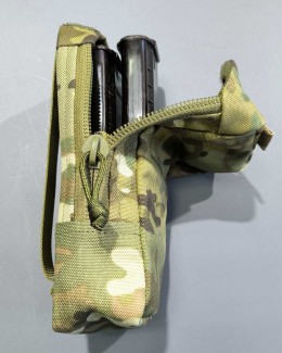 Закрытый подсумок под два магазина АК. Расцветка мультикам.