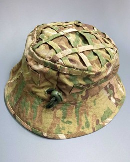 Панама тактическая с креплением для маскировки (расцветка мультикам).