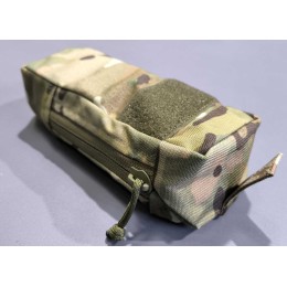 Закрытый подсумок под 2 магазина АК с патч-панелью. Расцветка мультикам.