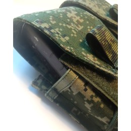 Подсумок под магазины АК (два магазина) горизонтальный (расцветка цифра ЕМР).