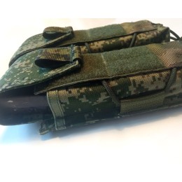 Подсумок под магазины АК (два магазина) горизонтальный (расцветка цифра ЕМР).