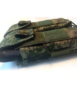 Подсумок под магазины АК (два магазина) горизонтальный (расцветка цифра ЕМР).