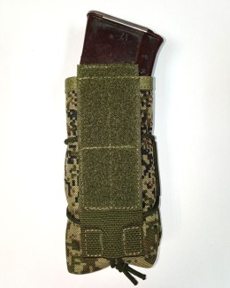 Подсумок под магазины АК (два магазина) вертикальный (расцветка цифра ЕМР).