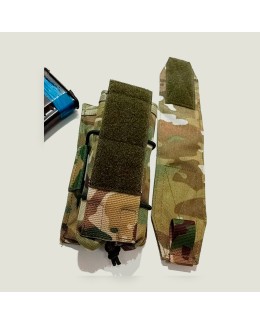 Подсумок для двух магазинов АК вертикальный, Мультикам
