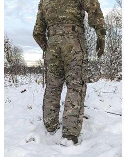Брюки зимние Берсерк. Камуфляж Мультикам