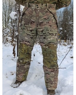 Брюки зимние Берсерк. Камуфляж Мультикам