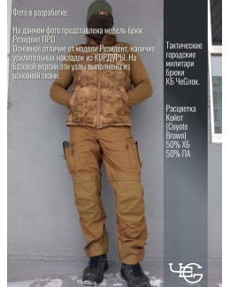 Брюки тактические "Резидент". Расцветка Койот (Coyote Brown)