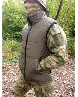 Жилетка мужская утеплённая. Олива