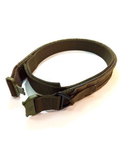 Поясной тактический ремень с пластиковым усилением.